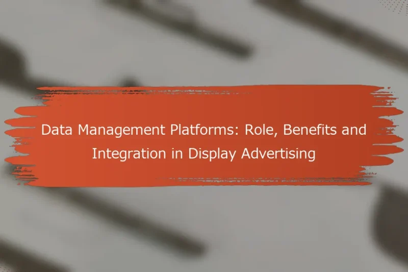 データマネジメントプラットフォーム：役割、利点、およびディスプレイ広告における統合