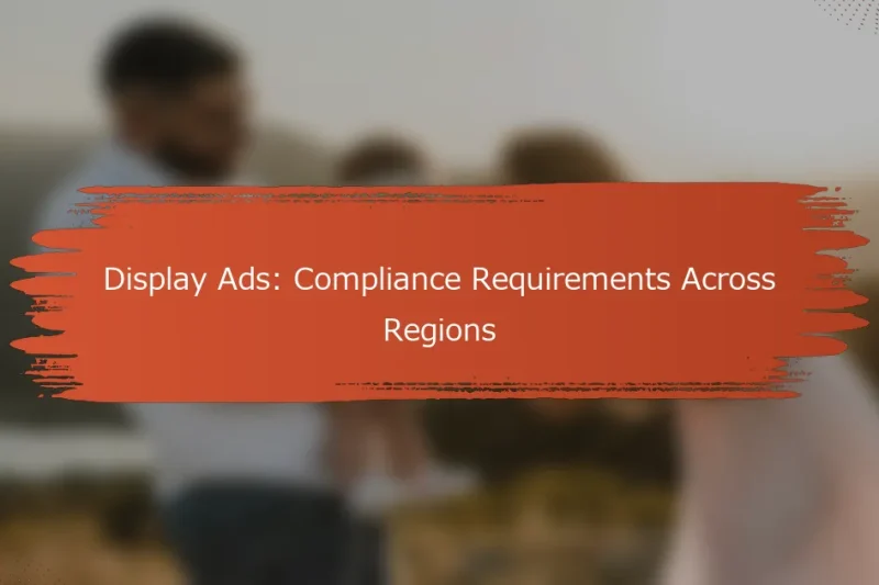 ディスプレイ広告: 地域別コンプライアンス要件