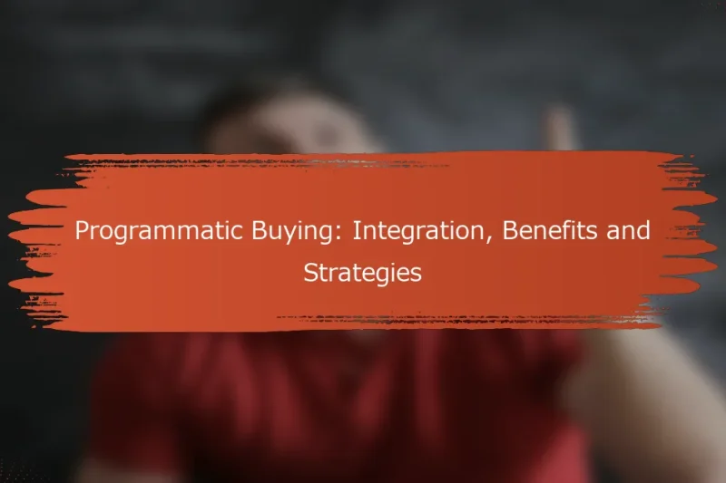 プログラム的購入: 統合、利点、および戦略